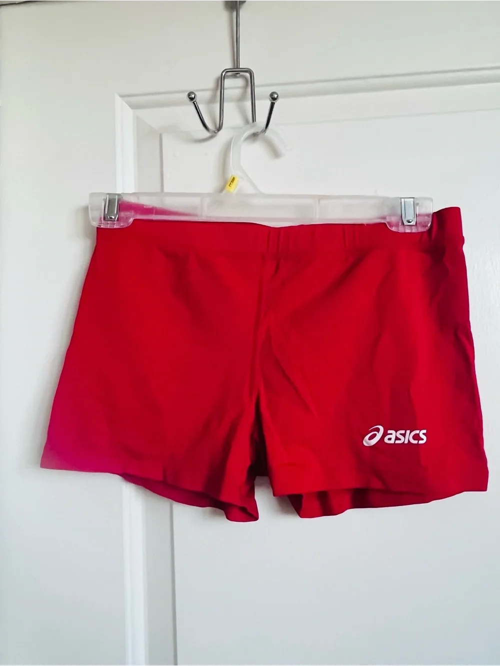 ASICS Women's Red Spandex Shorts - Picture 2 of 10